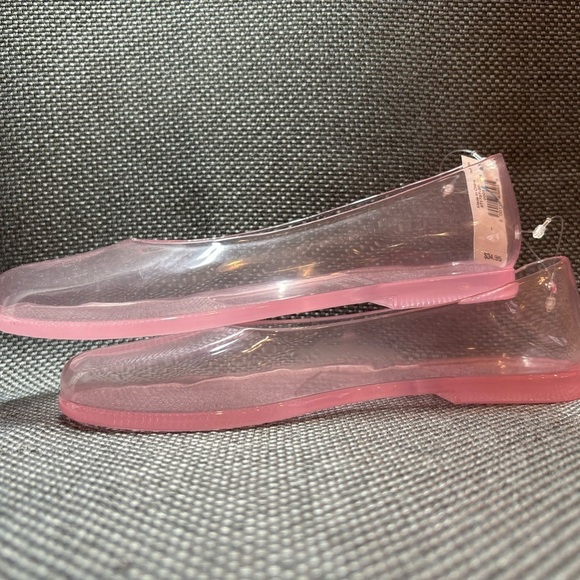GAP KIDS pink ballet flat jelly shoe slip on flat dress play shoes. NWT. Size 2. - Picture 5 of 15